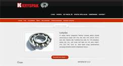 Desktop Screenshot of kryspak.com