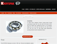 Tablet Screenshot of kryspak.com